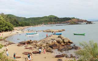 Gokarna-OM-beach